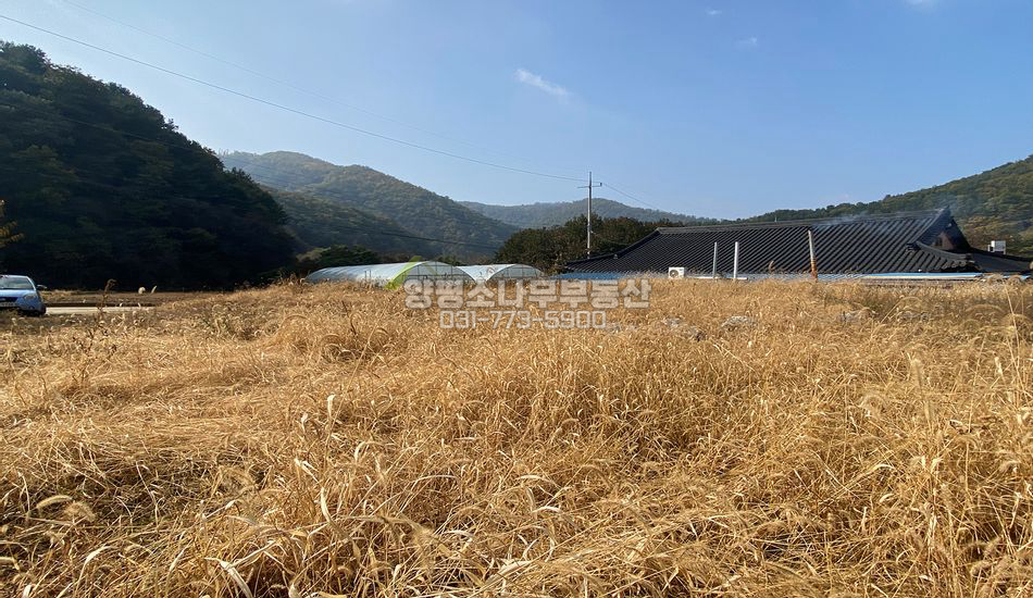 양평군 서종면 정배리 한적한곳 평편한 평지 주택지