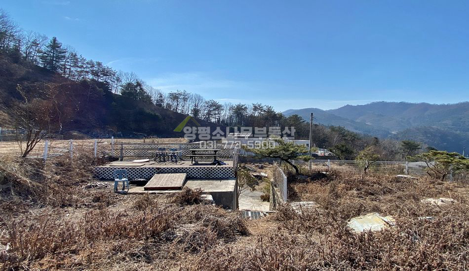 양평군 서종면 수능리 단지상단 보강토 토목완료/차고