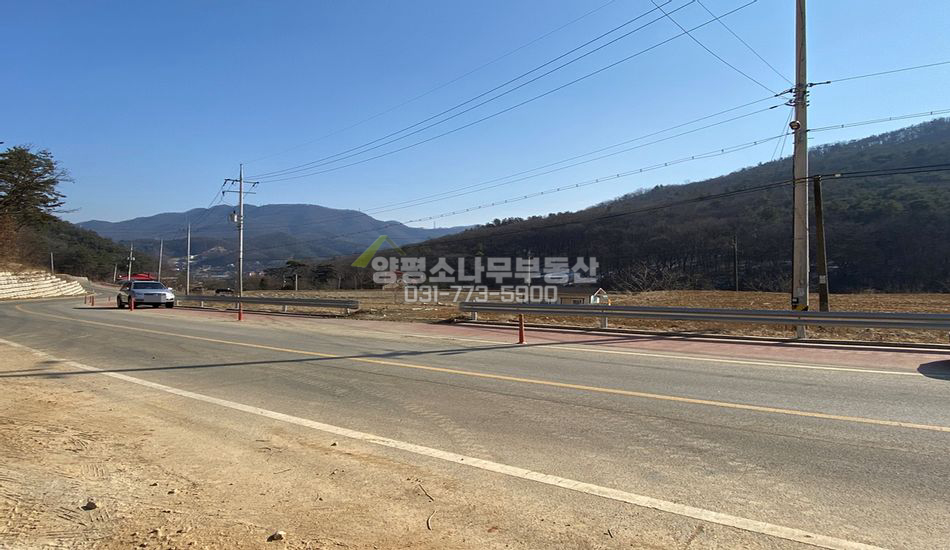 양평군 강하면 전수리 한적한 2차선변 주택지