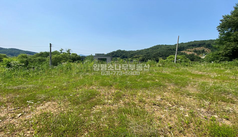 양평군 강하면 전수리 토목완료 북향 전망 주택지