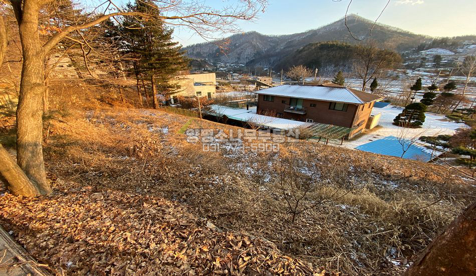 양평군 서종면 도장리 남향 전망좋은 부지