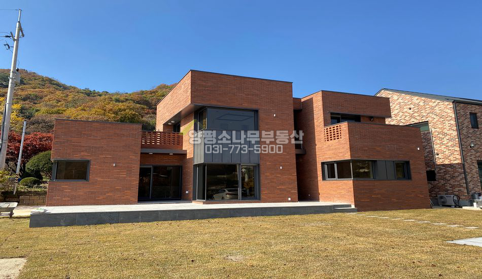 양평군 용문면 다문리 적벽돌 깔끔한 모던주택
