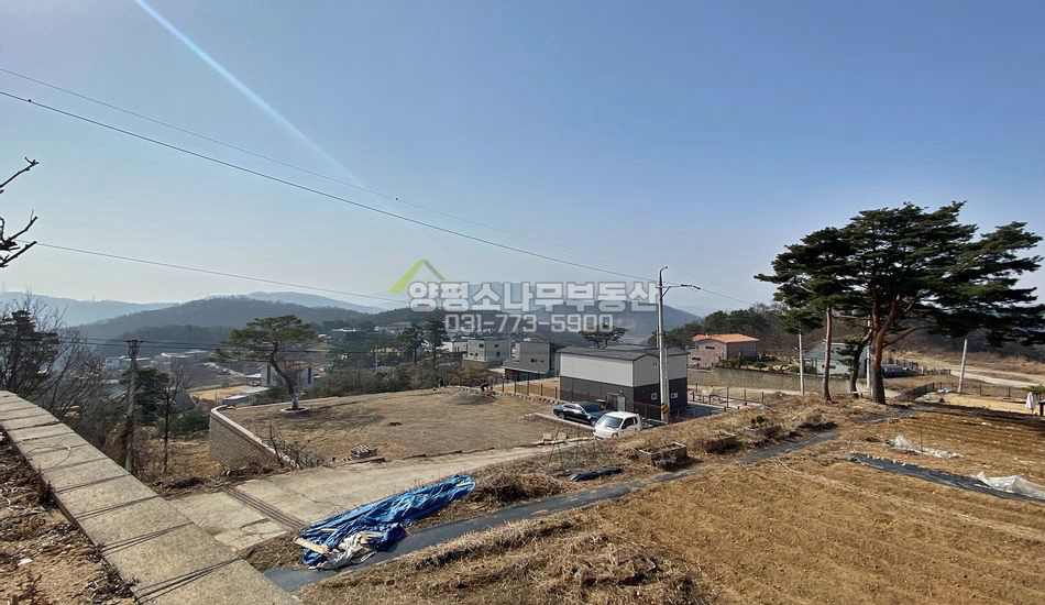 양평군 옥천면 옥천리 지대 높은곳 토목완료 주택지