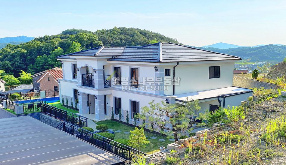 양평군 옥천면 옥천리 단지 끝 예쁜2층집/수영장有 (전세4.2억 안고)매매함