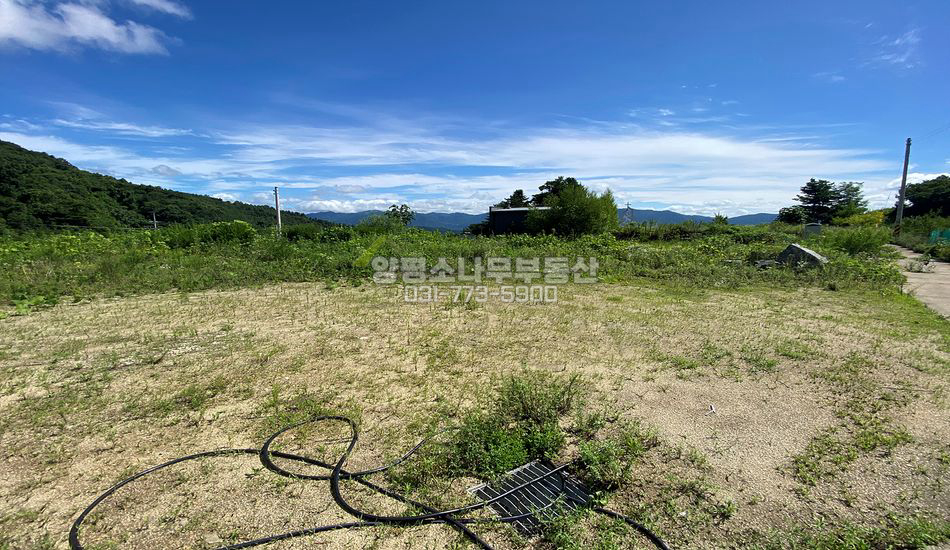 양평군 강상면 송학리 2차선 도로 인접 전망좋은 주택지