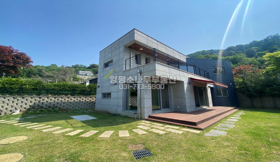 양평군 양평읍 백안리 쉬자파크 가는길 전망좋은 집