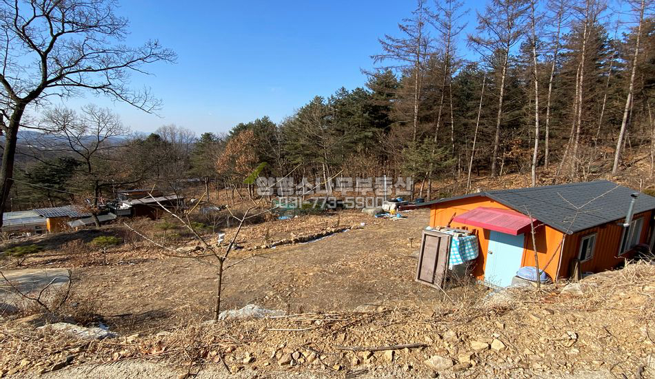 양평군 지평면 대평리 마을끝 산자락 컨테이너 주택