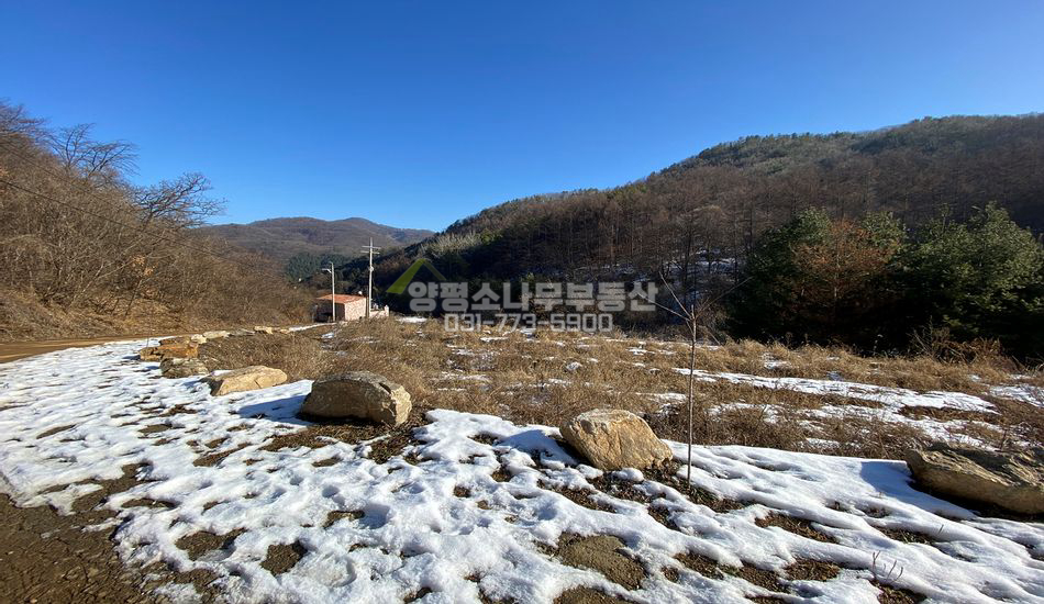 광주시 퇴촌면 우산리 풍광좋은 산속 주택지