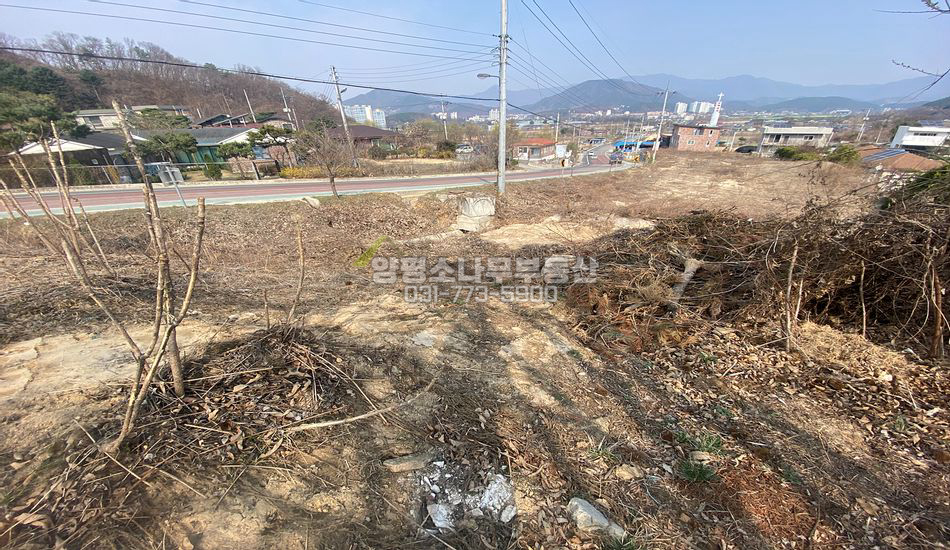 양평군 용문면 화전리 2차선 도로접한 주택지/근생부지