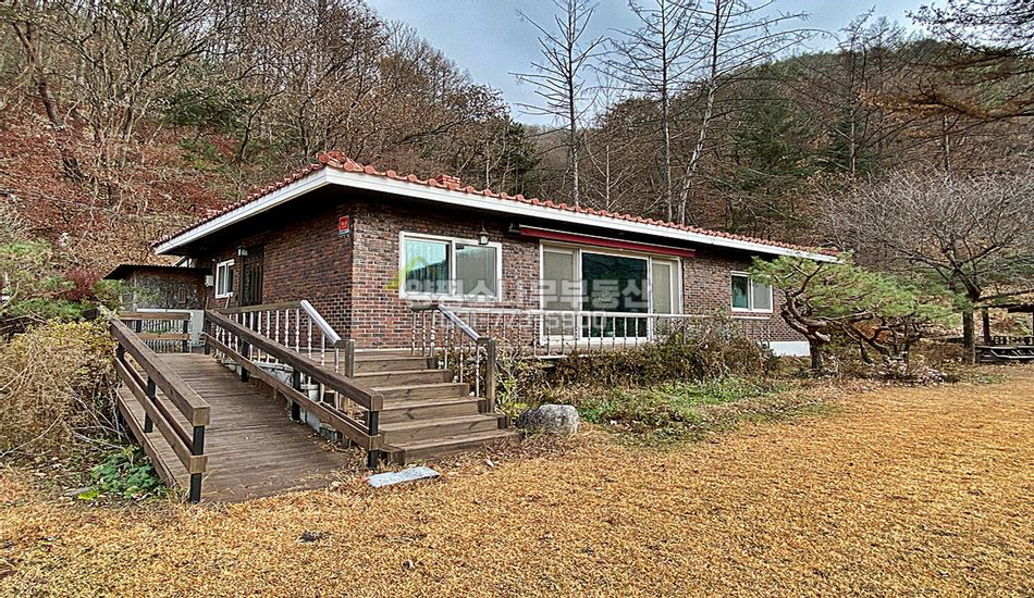광주시 퇴촌면 관음리 산자락 남향 숙성된 벽돌주택