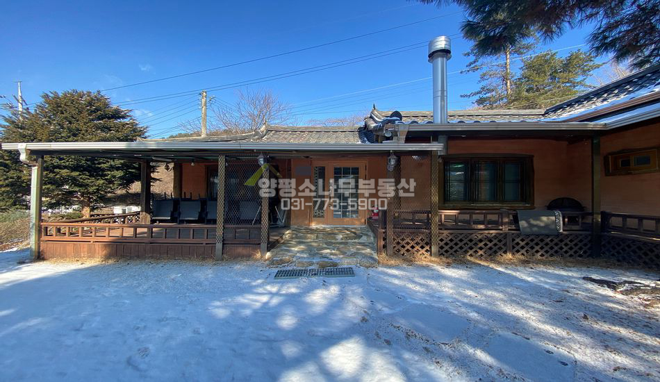 양평군 서종면 명달리 전망좋은 흙벽돌 집