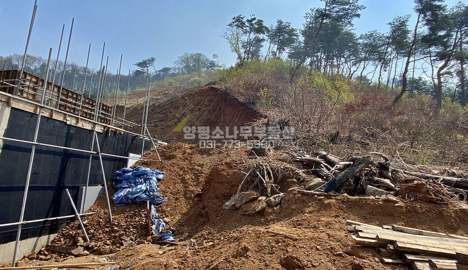 양평군 강하면 성덕리 단지 상단 주택지