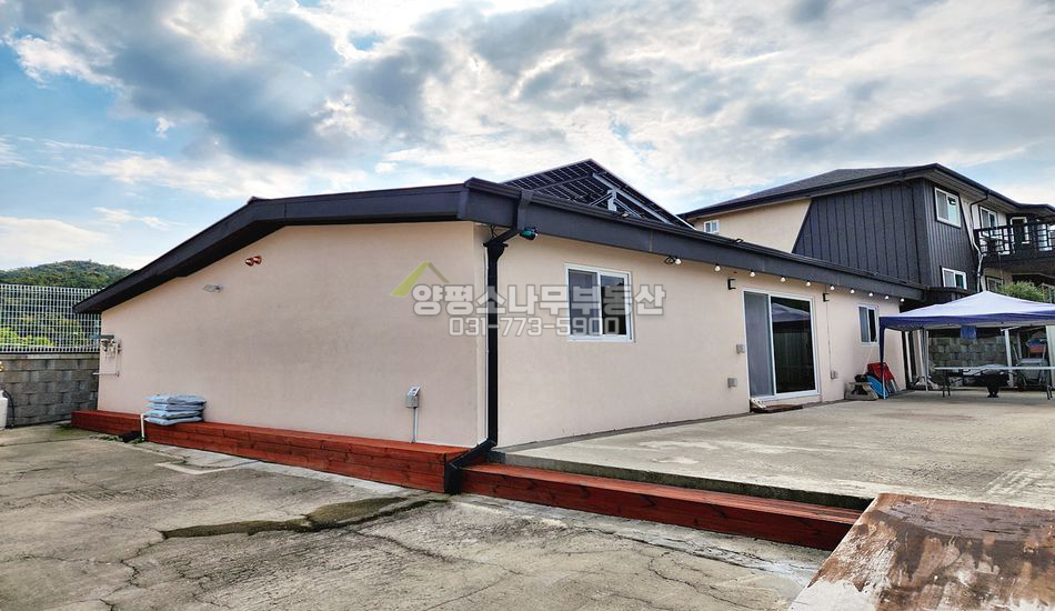 양평군 용문면 화전리 전망좋은 단층주택