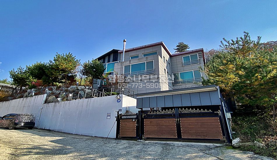 양평군 양동면 고송리 마을 최상단 산자락 주택