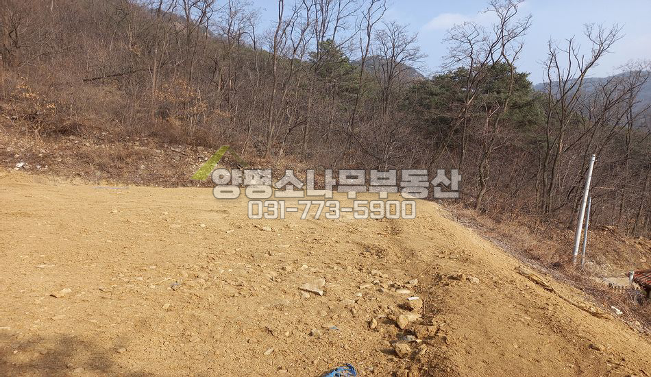 양평군 양평읍 백안리 전망좋은 남향 필지