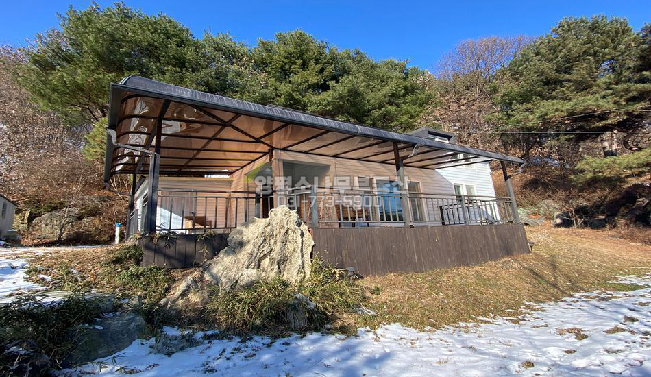 광주시 남종면 수청리 남한강 조망 지방도 접한 주말주택