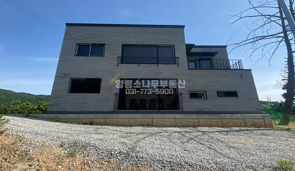 양평군 용문면 삼성리 흑천변 신축 전원주택