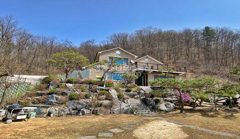 양평군 서종면 문호리 산자락 남향 조경관리 잘된 주택