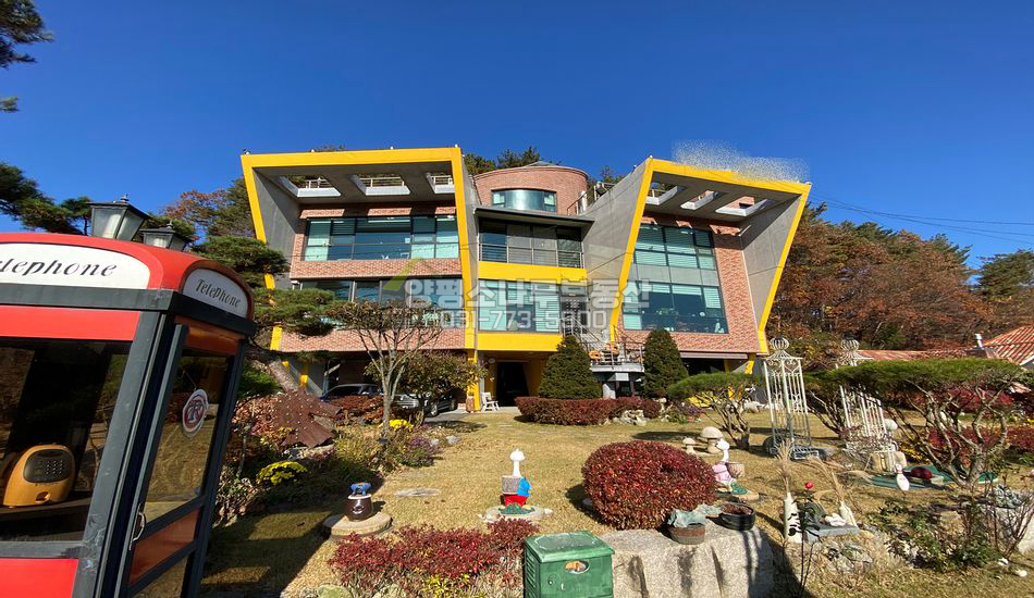 양평군 용문면 망능리 웅장한 갤러리 카페 4층건물