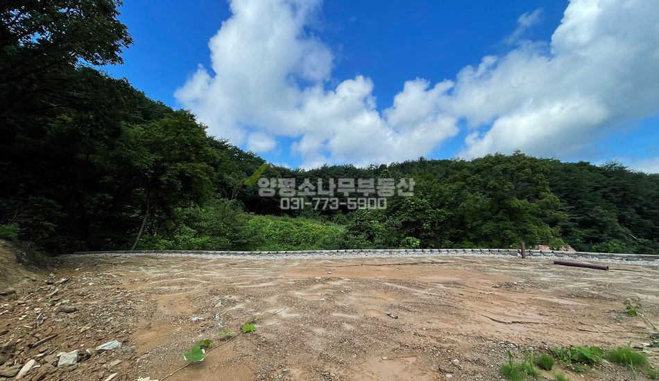 양평군 서종면 수능리 토목완료 전망좋은 땅
