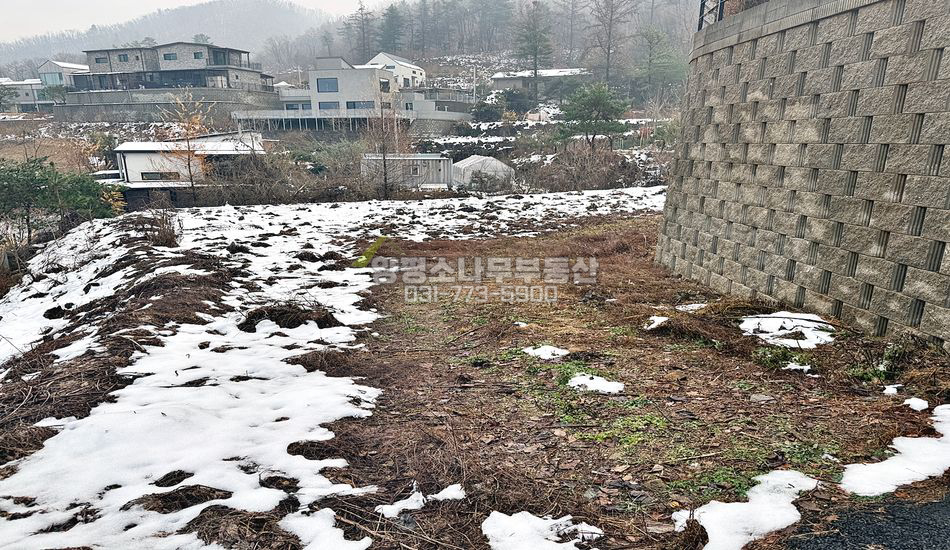 양평군 서종면 도장리 단지 가운데 주택지