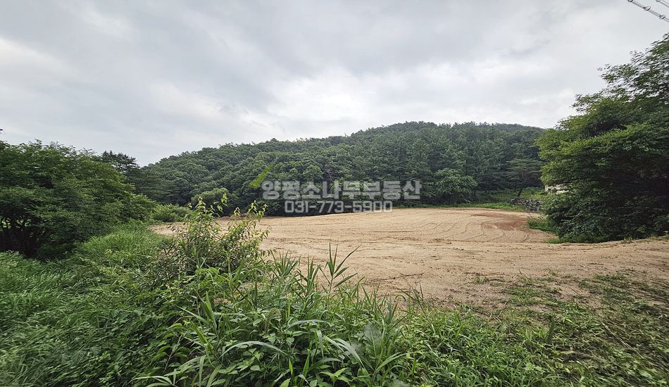 양평군 양동면 매월리 산자락 개울접한 부지/야영장,캠핑장 추천