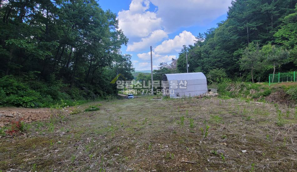 양평군 강상면 화양리 깊숙한 동네 나홀로 토지/개울접함