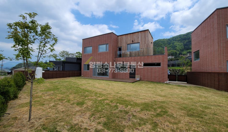 양평군 강하면 동오리 개울접한 빨간벽돌 신축/근생허가 