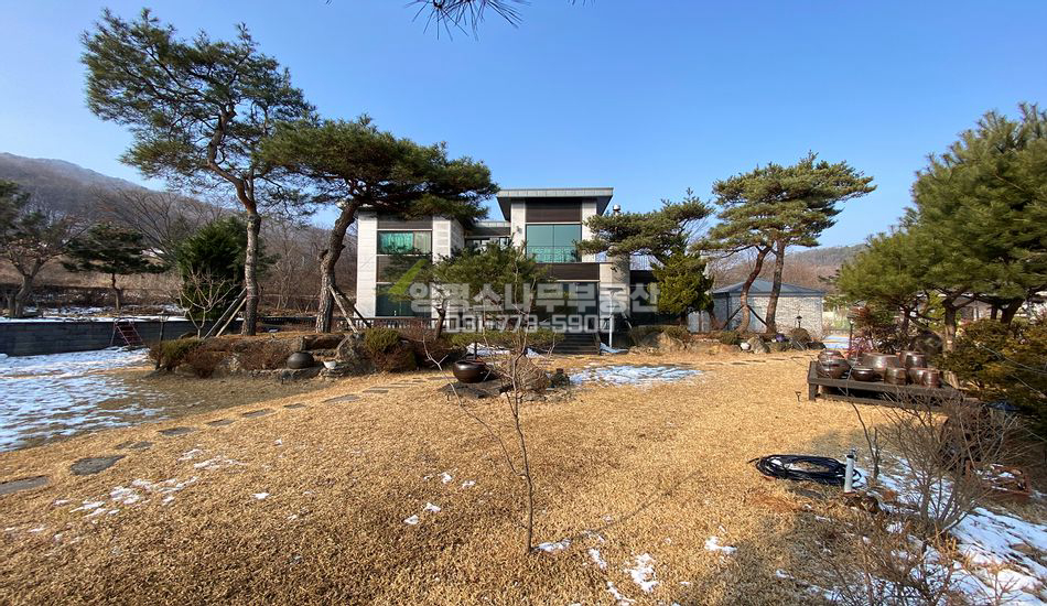 양평군 강상면 송학리 마을 끝 모던 철근주택