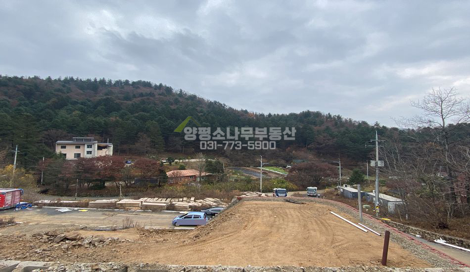 양평군 서종면 도장리 접근성 좋은 토목완료예정 주택지