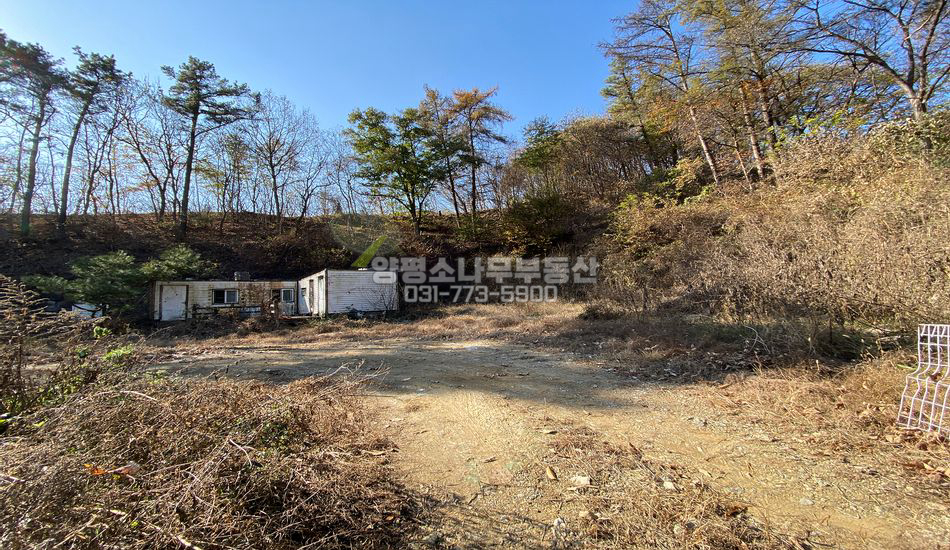 양평군 옥천면 신복리 마을 중턱 언덕위 주택지