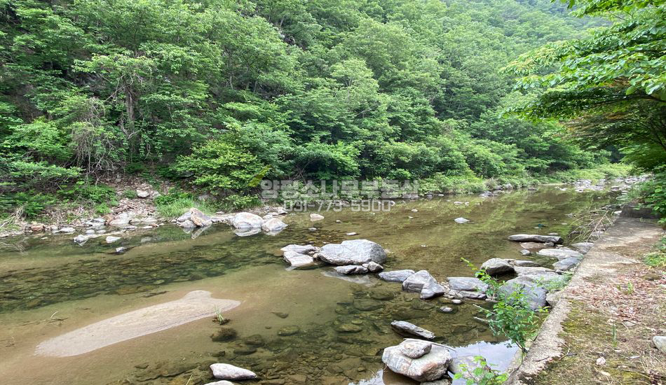 양평군 단월면 석산리 계곡 접한 근생부지/펜션,캠핑장