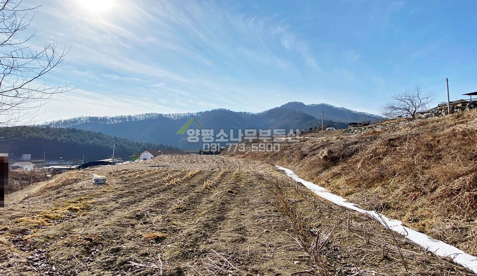 양평군 청운면 갈운리 야트막한곳 평편한 부지