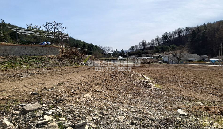 양평군 청운면 갈운리 두 면이 도로접한 계획관리 부지 