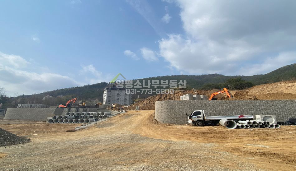 양평군 강상면 병산리 88지방도 인근 분양 주택지