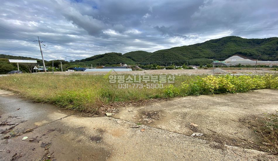 여주시 산북면 백자리 2차선 대로변 잘닦인 근생부지