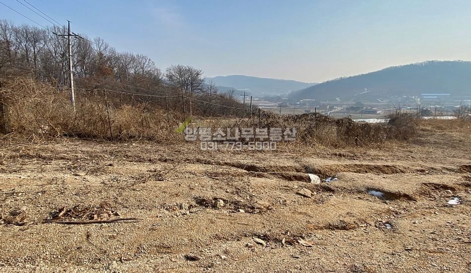 양평군 양서면 청계리 진입도로 넓은 완경사 부지