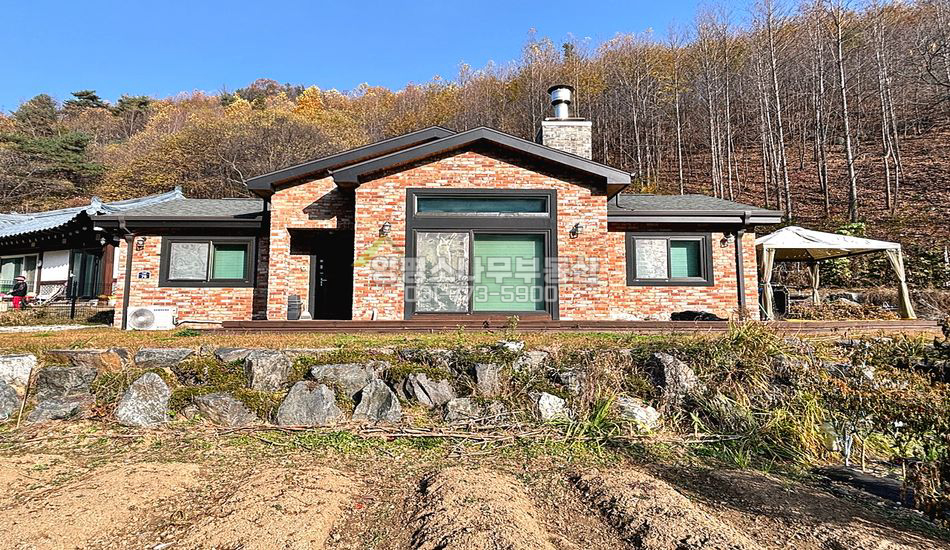 양평군 청운면 여물리 깊숙한곳 남향 산자락 개울인근 단층