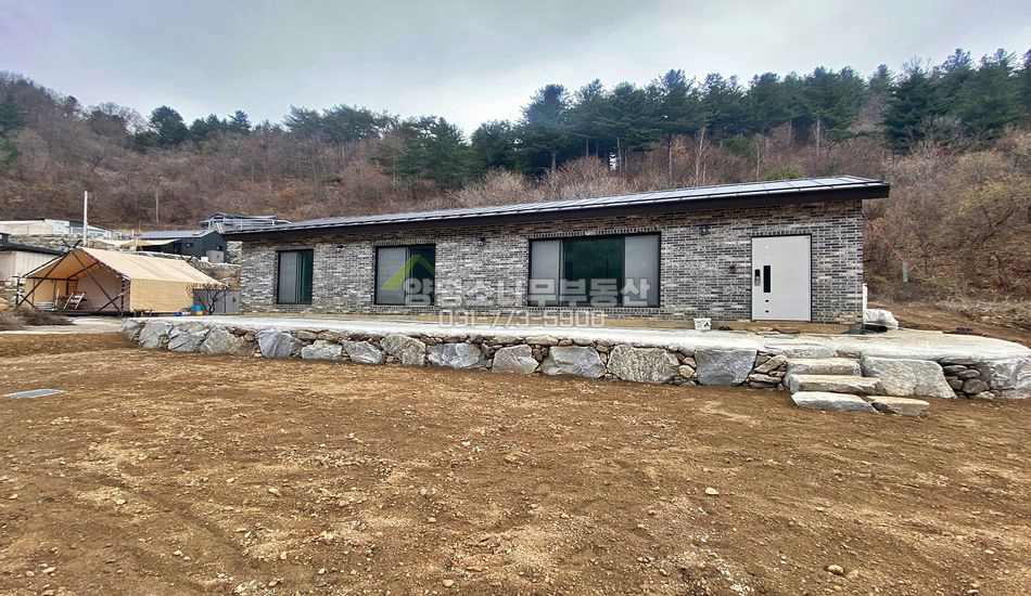 양평군 단월면 산음리 개울인근 신축 심플 단층주택