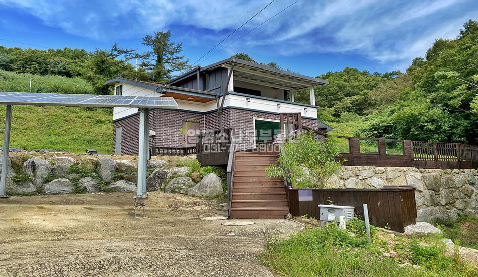 양평군 지평면 무왕리 한적한 마을 상단 산자락주택