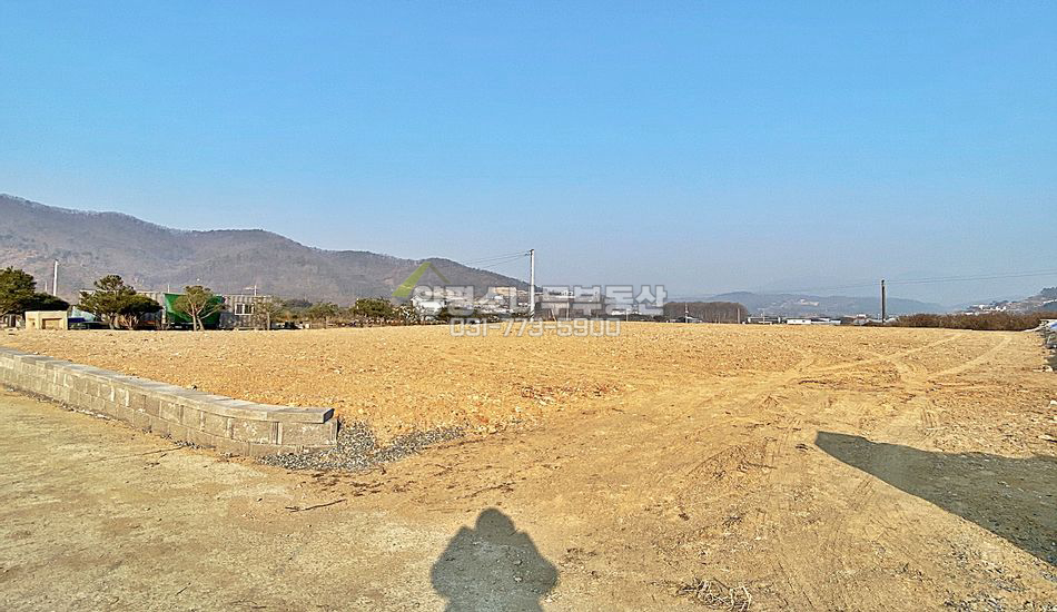 양평군 강하면 전수리 마을 안쪽 평지 진흥농지