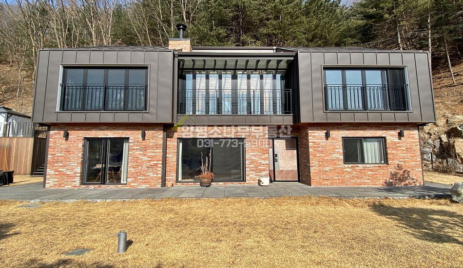 양평군 서종면 도장리 산자락 남향 건평넓은집