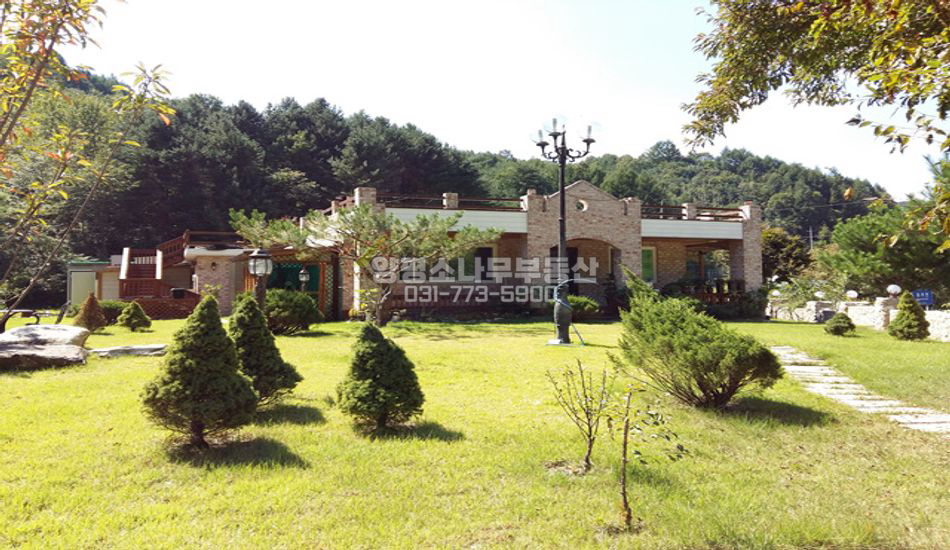 양평군 청운면 갈운리 국유림 둘러싸인 독립적 입지