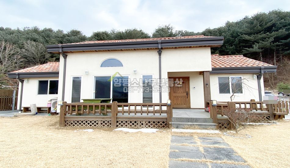 양평군 용문면 덕촌리 접근성 좋은 산자락 단층주택