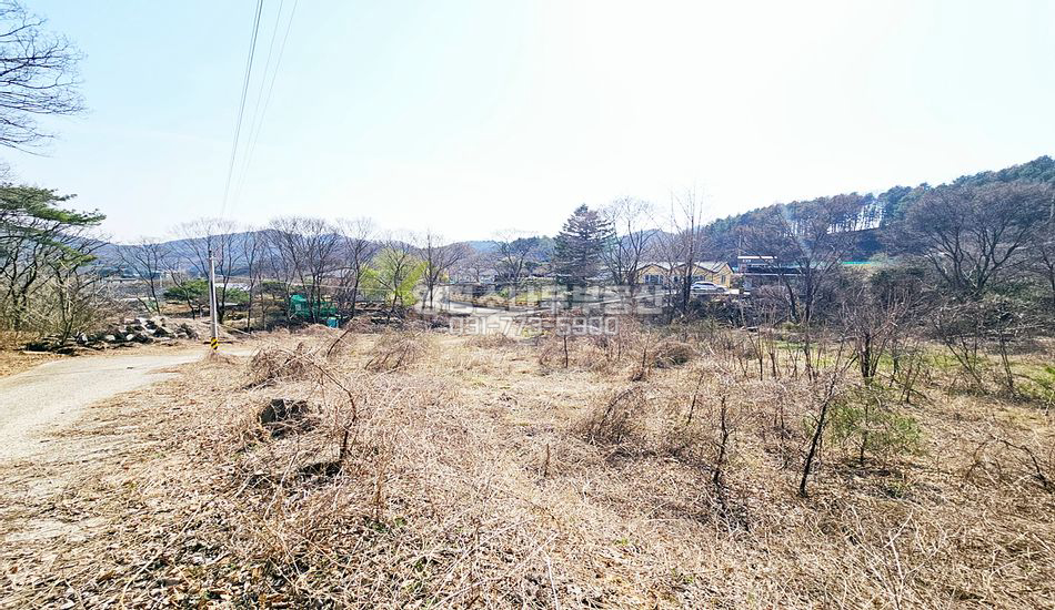 양평군 양동면 매월리 마을 끝 주택지