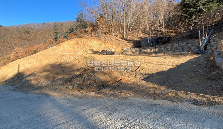 양평군 옥천면 신복리 단지상단 저렴한 주택지/토목필요