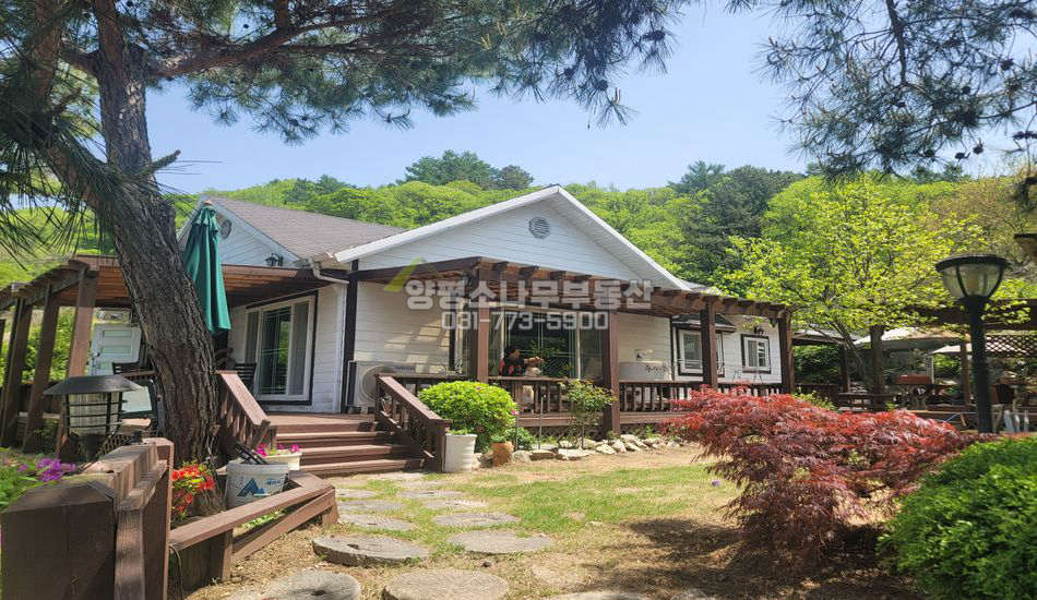 양평군 지평면 망미리 한적한 위치의 끝집/산자락/대중교통