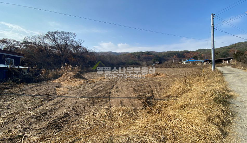 양평군 양동면 계정리 마을 내 평편한 농지/주택지