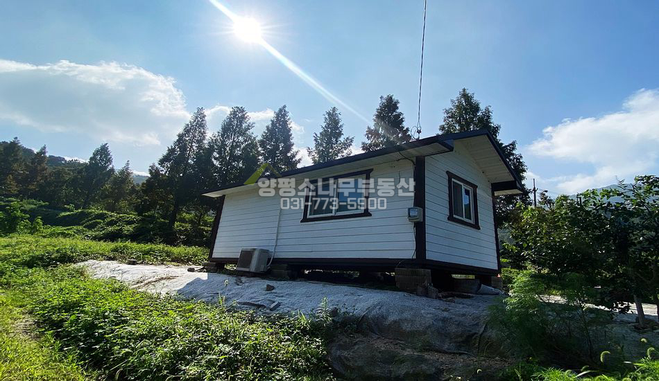 양평군 지평면 대평리 한적한 2차선도로 접한 농막/골프장 인근