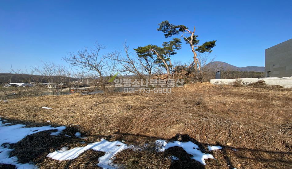 양평군 개군면 향리 낚시터, 저수지 인근 주택지 분양